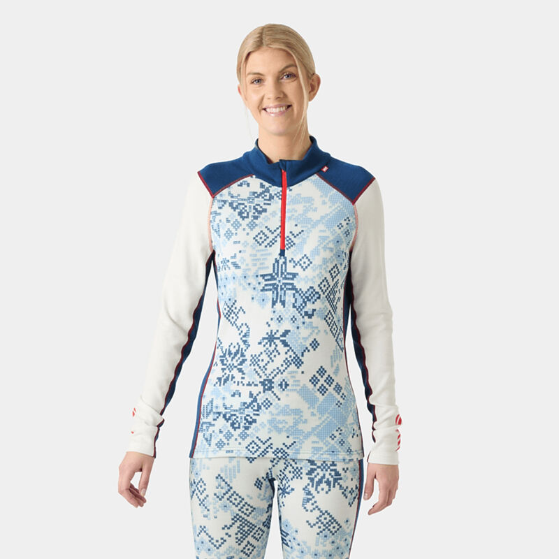 Helly Hansen Lifa Merino Midweight Graphic Jacket Womens image number 2
