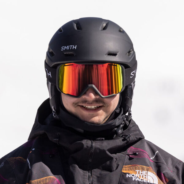 Smith Blazer Goggles + Red Sol-X Mirror Lens