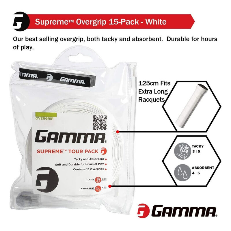 GAMMA Sports Supreme Overgrip image number 1