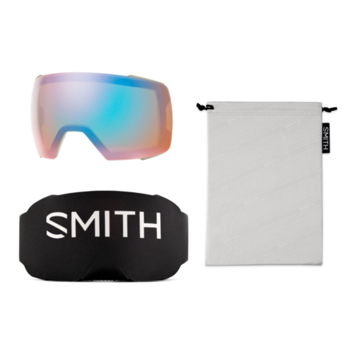 Smith I/O MAG XL Goggles + ChromaPop Pro Photochromic Red Mirror