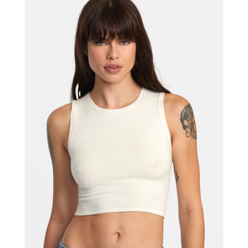 RVCA Shiver Sweater Tank Crew Neck Womens image number 0