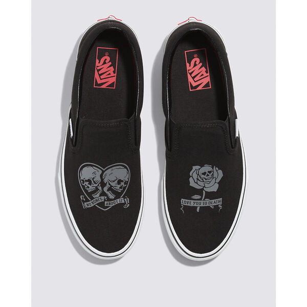 Vans Love You To Death Classic Slip-On Shoes
