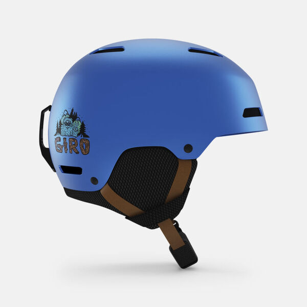Giro Crue Mips Helmet + Blue Shreddy Yeti Kids