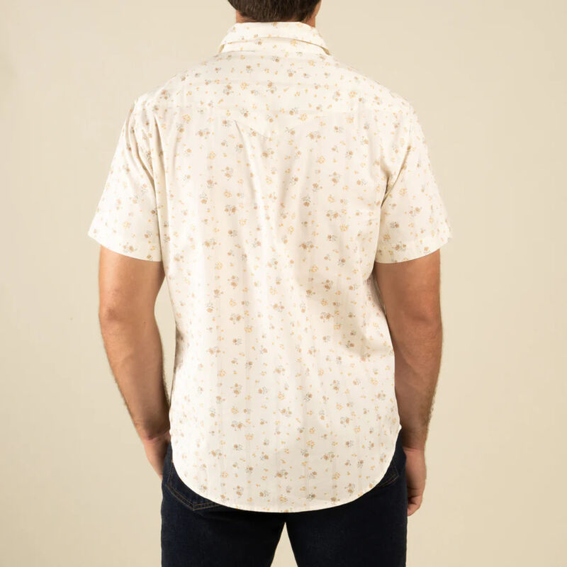 Sendero The Wyatt Pearl Snap Short Sleeve Serape Shirt Mens image number 2