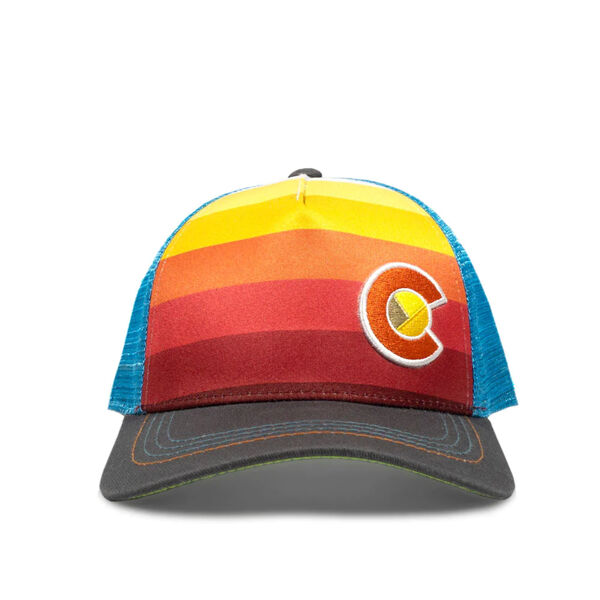 YoColorado Sunset Fader Trucker Hat Kids