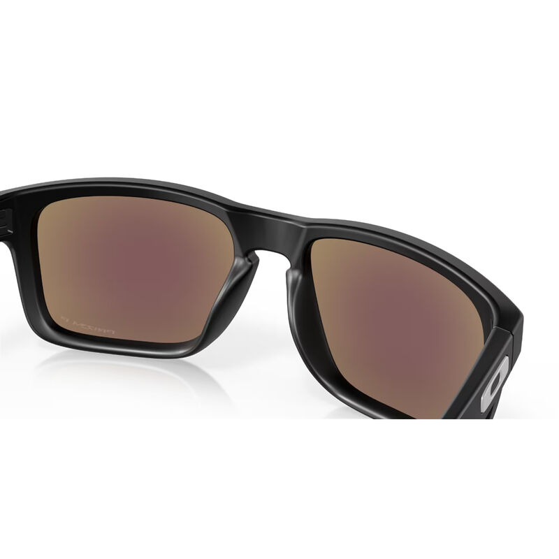 Oakley Holbrook Sunglasses Matte Black/Prizm Sapphire Polarized image number 6