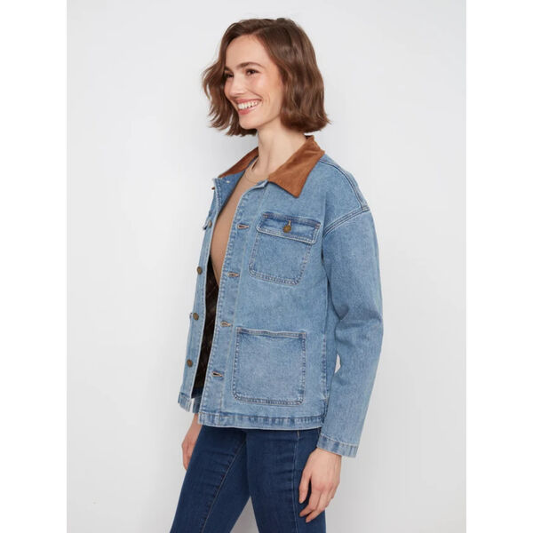 Charlie B Denim Barn Jacket Womens