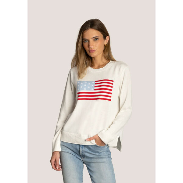 Dylan Flag Sweater Womens