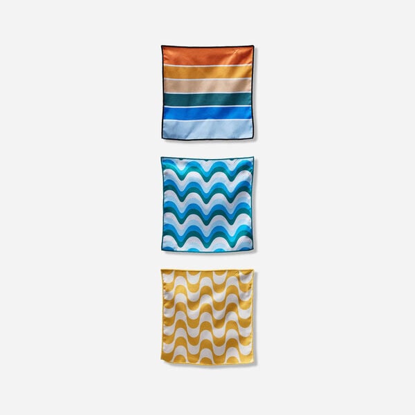 Nomadix Tiny Towel 3-Pack - Stripes