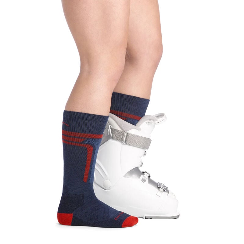 Darn Tough T-Bar Over-the-Calf Midweight Ski & Snowboard Socks Kids image number 3