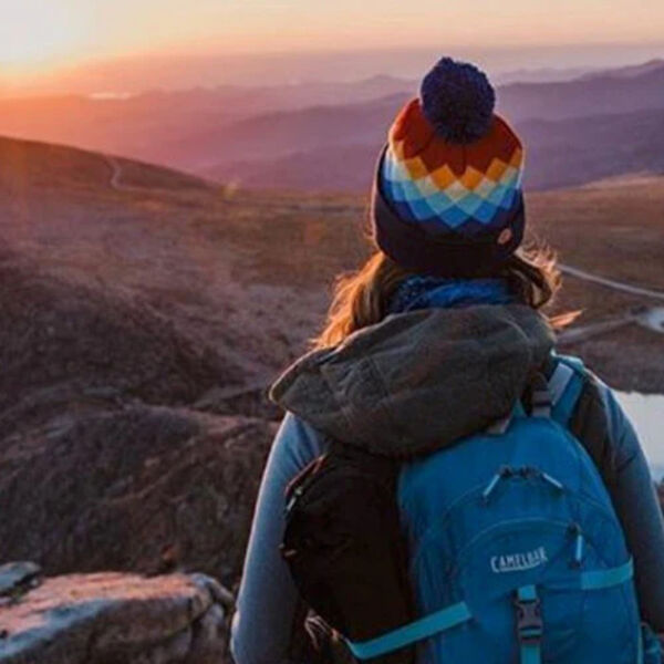 YoColorado Rainbow Argyle Mountain Beanie