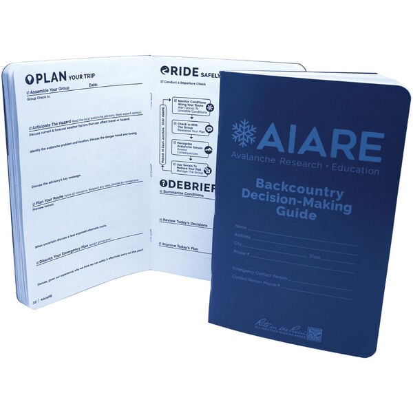 AIARE BCA Decision-Making Guide Field Book