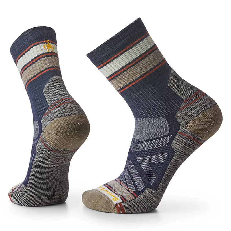 Smartwool Hike Stripe Light Crew Sock Mens image number 0