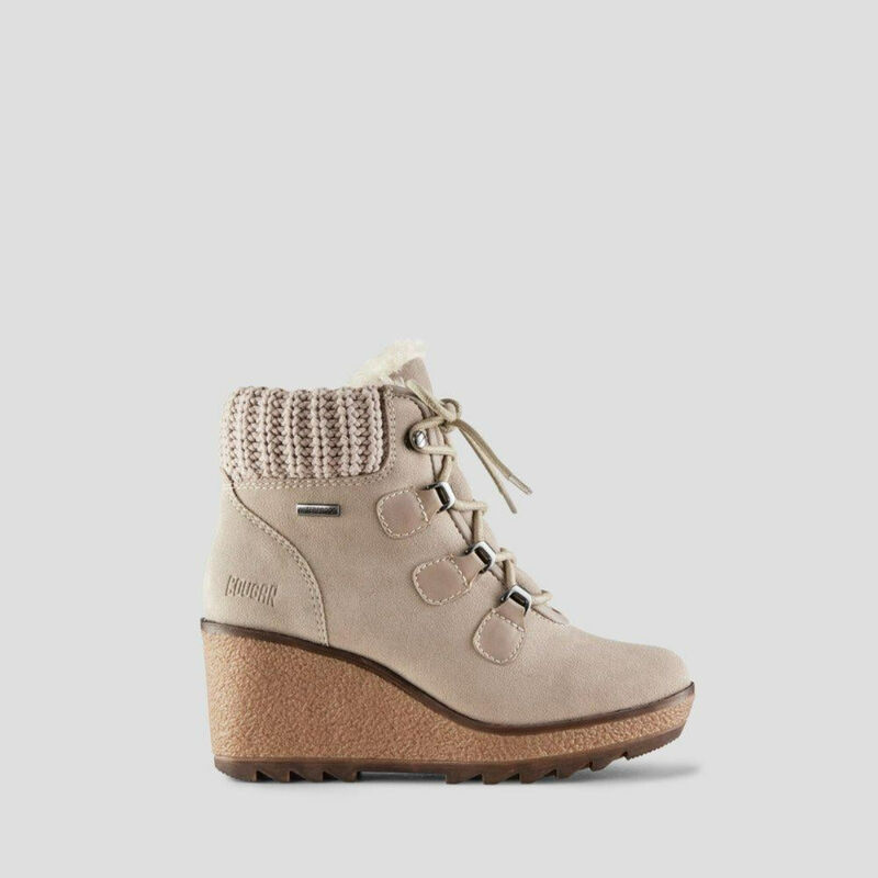 Cougar Shoes Pamela Suede Wedge Boot Womens image number 0