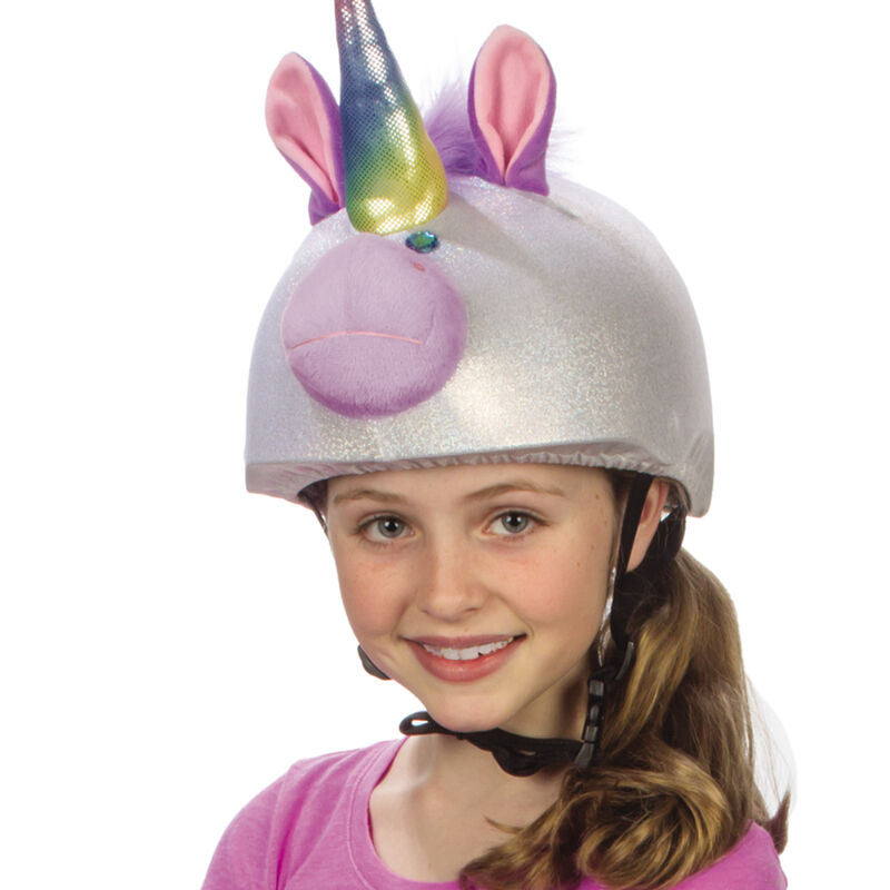 CrazeeHeads Sparky The Unicorn Helmet Cover image number 2