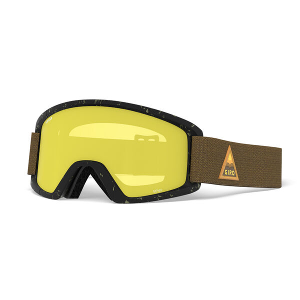 Giro Semi Goggles + Amber Gold Lenses Yellow