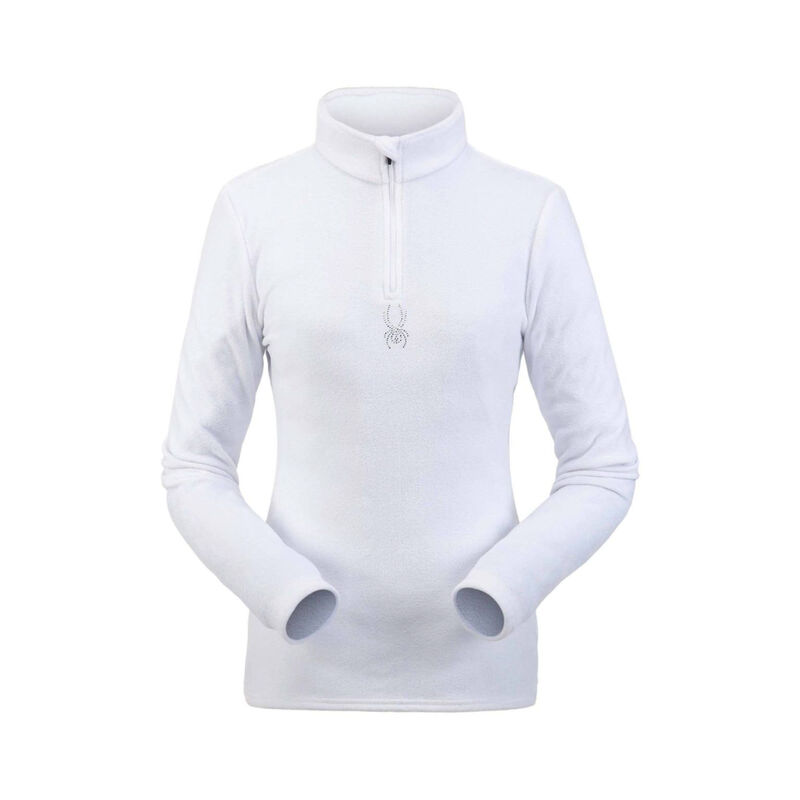 Spyder Shimmer Bug Zip T-Neck Womens image number 0