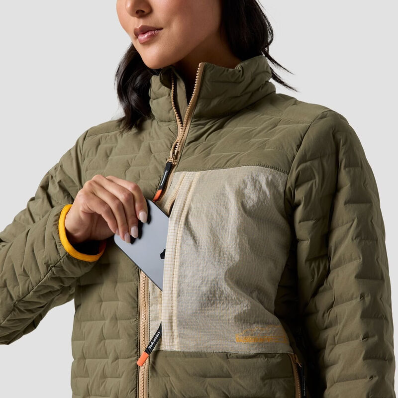 Backcountry Peale Primaloft Stitch-Free Baffle Stretch Jacket Womens image number 3