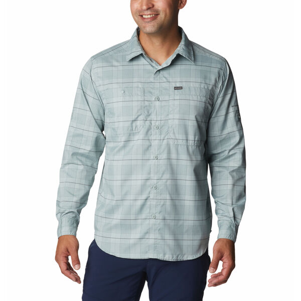 Columbia Silver Ridge Utility Lite Plaid Long Sleeve Mens