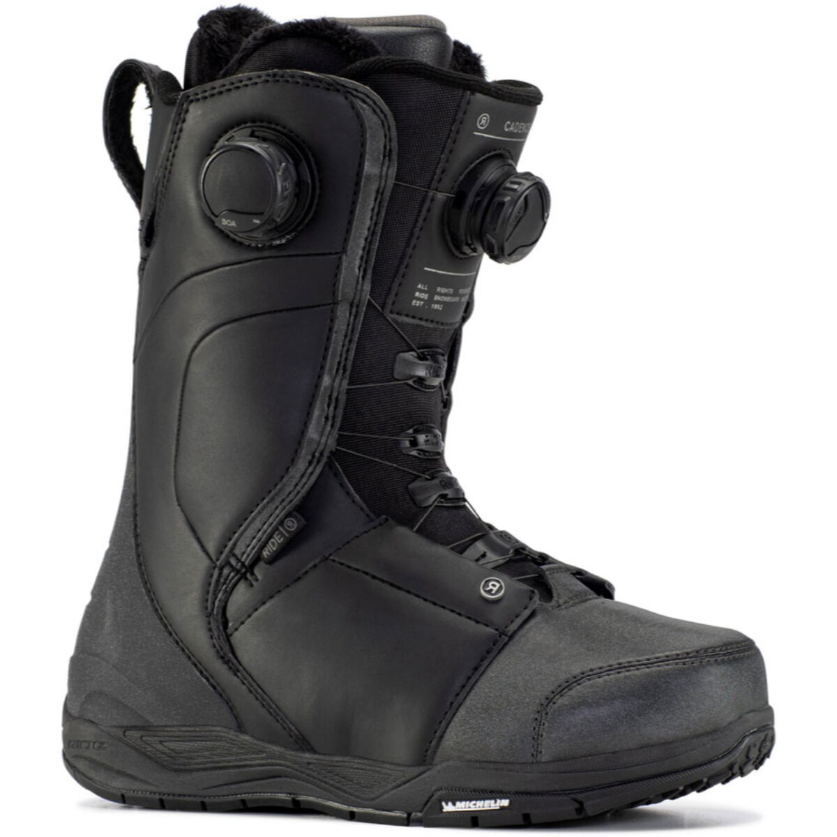 2020 Ride Cadence Womens Black Snowboard Boots 