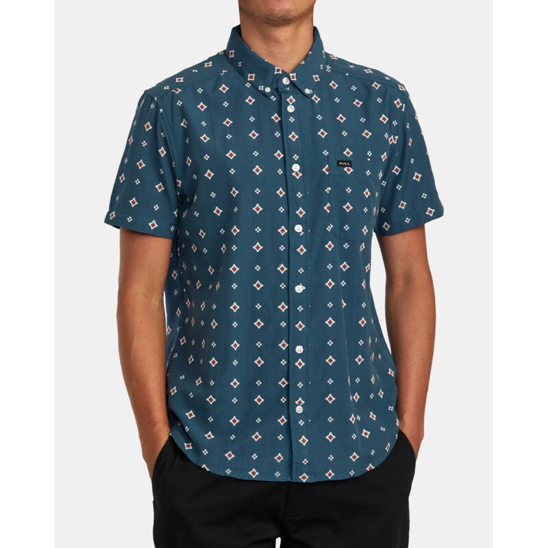 RVCA That'll Do Dobby Short-Sleeve Shirt Mens image number 1