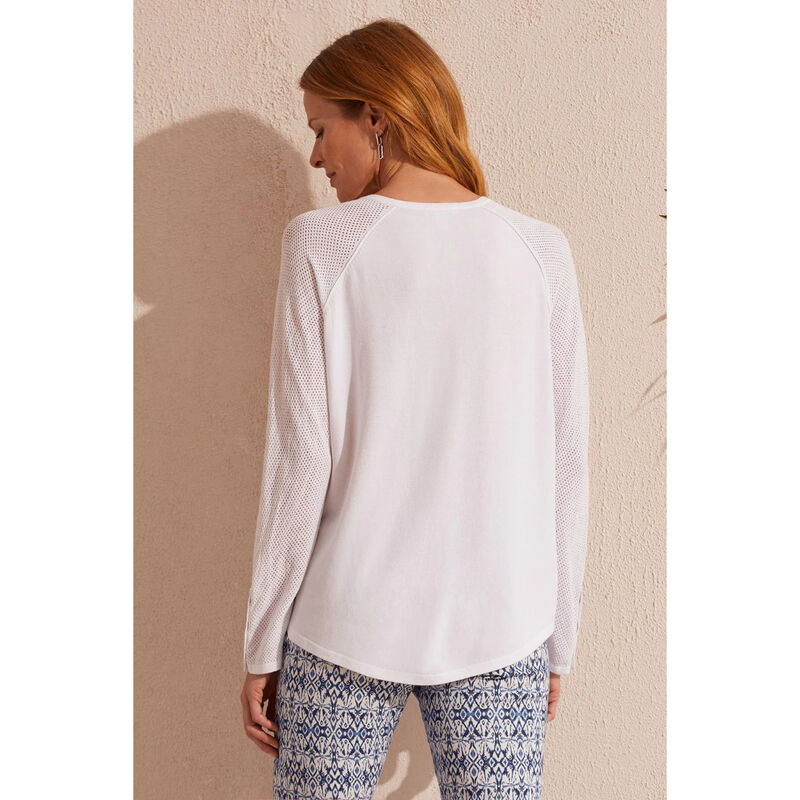 Tribal V-Neck Raglan Sweater Womens image number 1