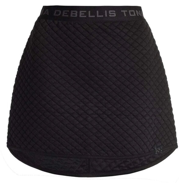 Tonia Debellis Quilted Black Ski Skirt Womens