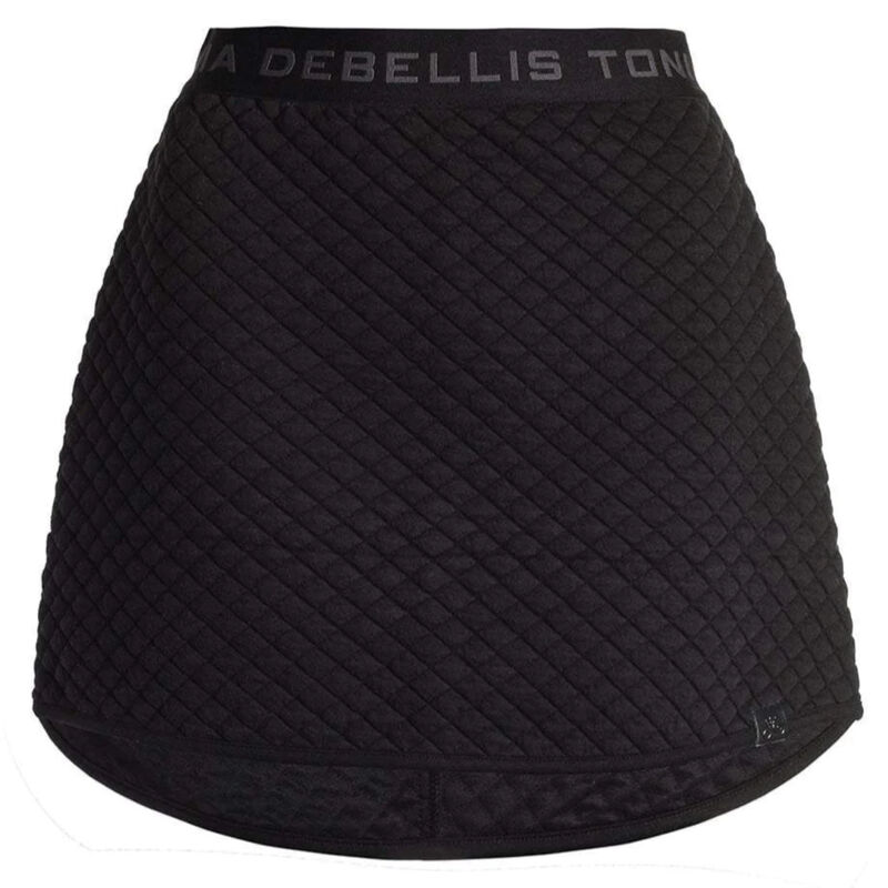 Tonia Debellis Quilted Black Ski Skirt Womens image number 0