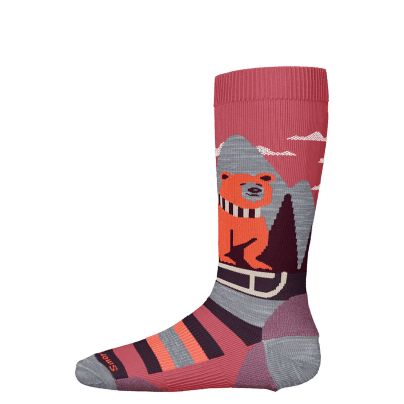 Smartwool Sleigh Bear Over The Calf Socks Kids image number 0