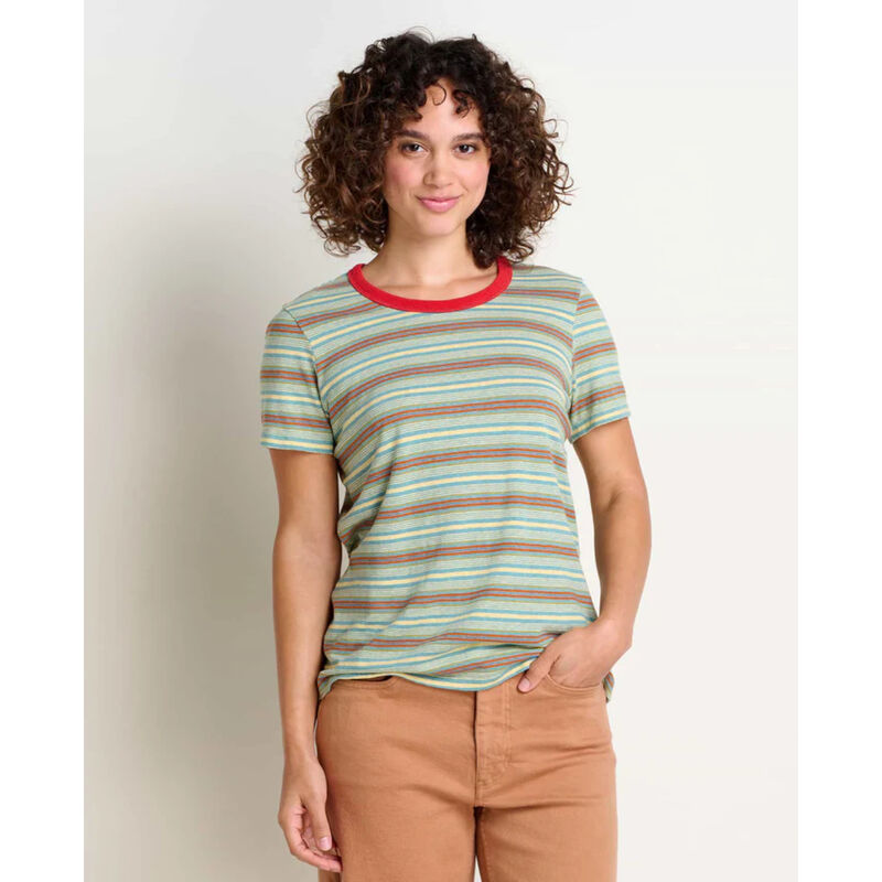Toad&Co Grom Ringer Crew Top Womens image number 0