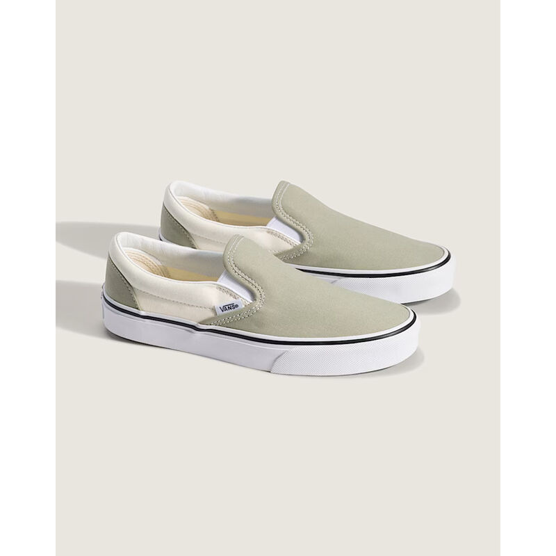 Vans Classic Slip-On Checkerboard Shoes Womens - Pop Sage image number 0