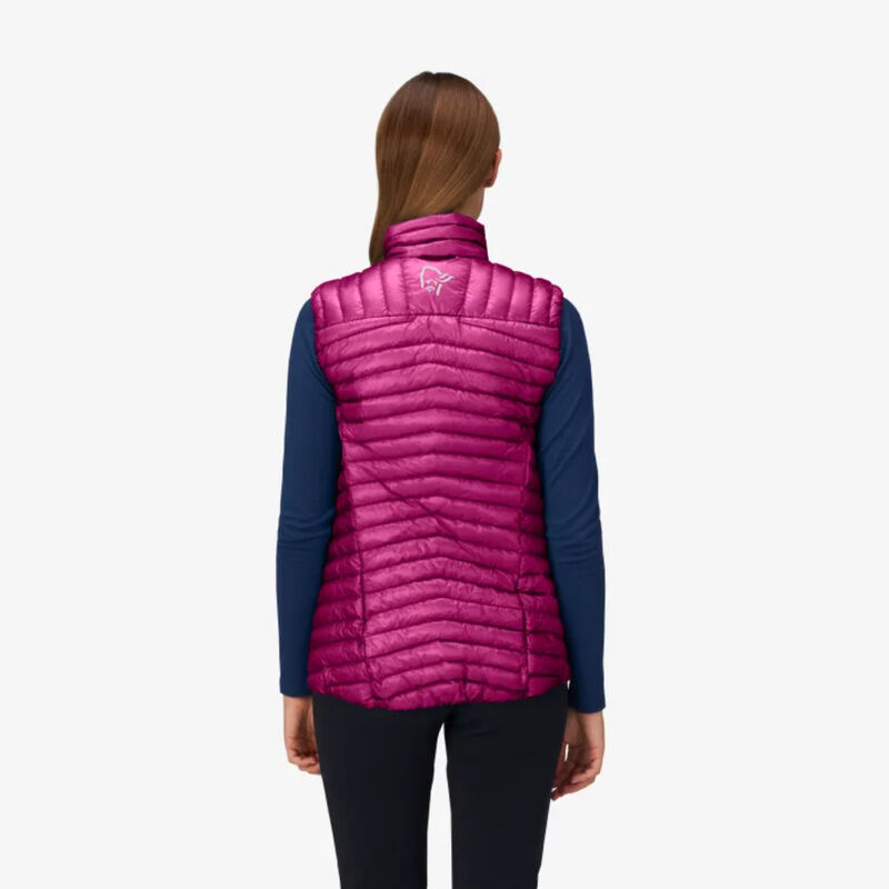 Norrona Trollveggen Superlight Down Vest Womens image number 3