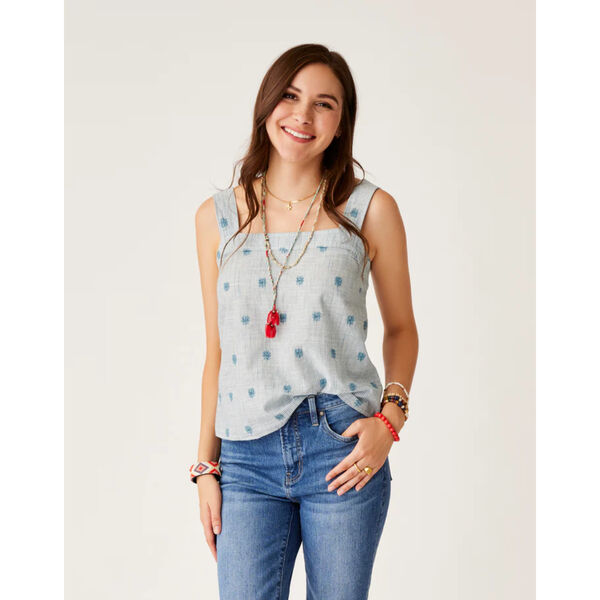 Carve Designs Liv Eyelet Top Womens