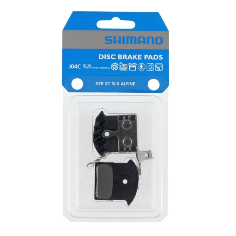 Shimano J04C Metal Disc Brake Pads with Fin image number 0