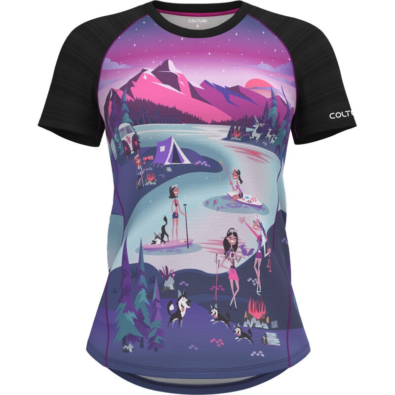 Colturi Alpinstar Printed Mesh T-Shirt Womens image number 0