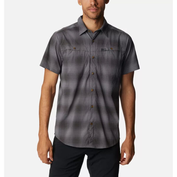 Columbia Newton Ridge Plaid Short Sleeve Shirt Mens