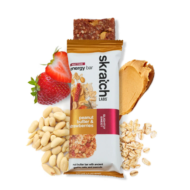 Skratch Labs Peanut Butter & Strawberries Anytime Energy Bar image number 0
