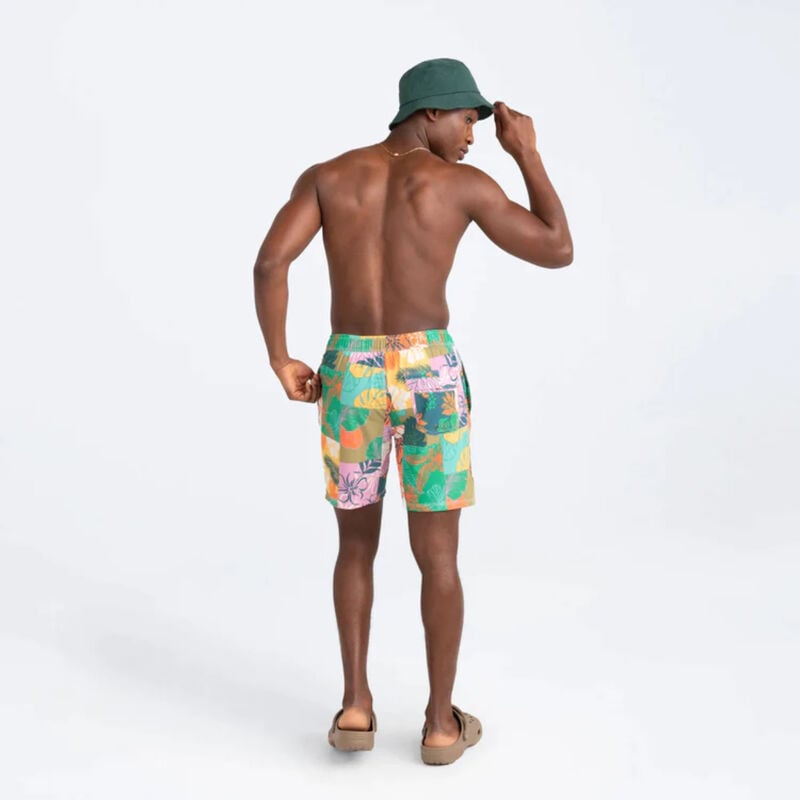 SAXX Oh Buoy 2N1 Volley 7" Swim Shorts Mens image number 3