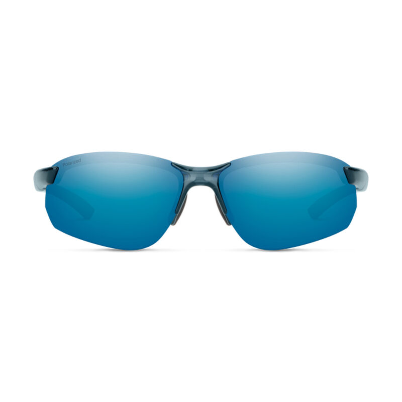 Smith Parallel 2 Sunglasses Crystal Mediterranean + Polarized Blue Mirror Lens image number 2