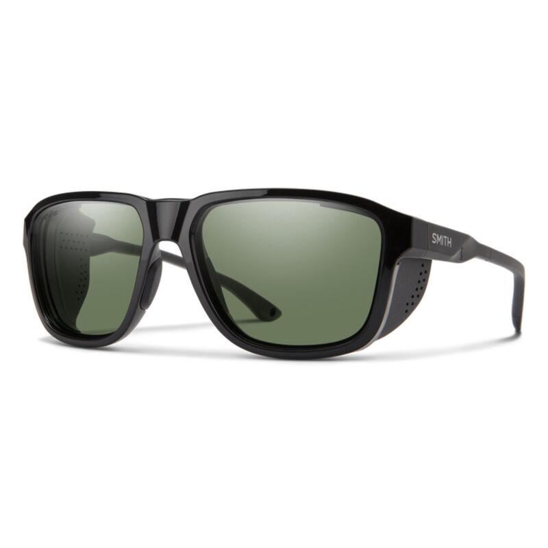 Smith Embark Sunglasses Black + ChromaPop Polarized Gray Green Lens image number 0