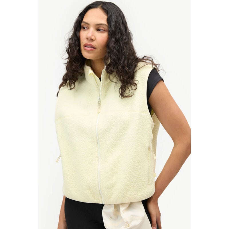 Halfdays Chapelle Fleece Vest Womens image number 4