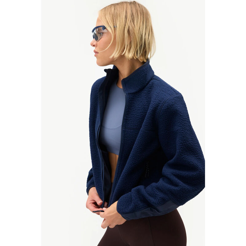 Halfdays Chapelle Fleece Jacket Womens image number 3