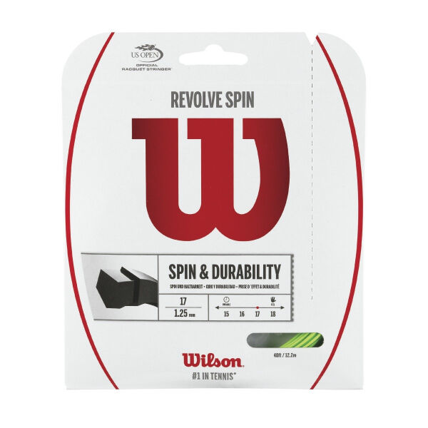 Wilson Revolve Spin 16 Tennis String Green