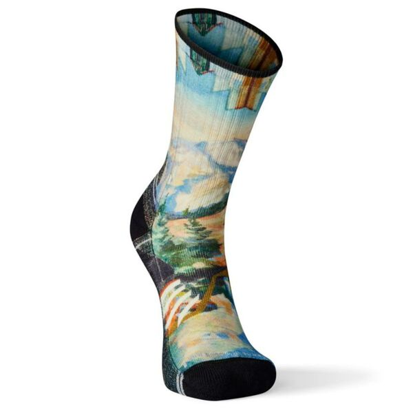 Smartwool Hike Light Cushion Mountain Print Crew Socks