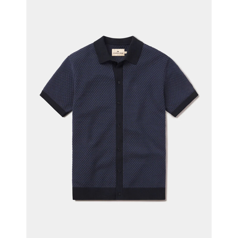 The Normal Brand Robles Knit Jacquard Buttom Up Mens image number 0