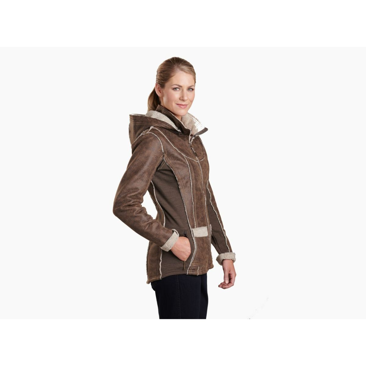 kuhl dani sherpa trench coat