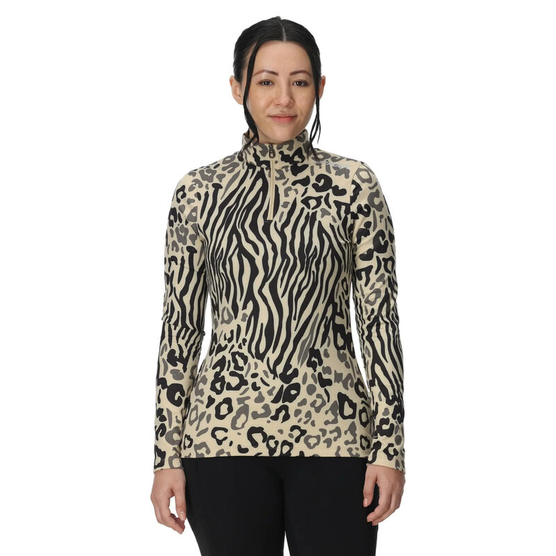 Spyder Vivid Half Zip T-Neck Womens image number 1