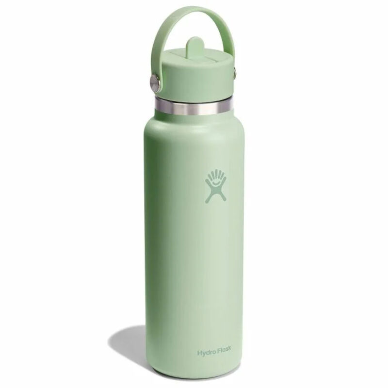 Hydroflask 40oz Wide Mouth Water Bottle w/ Flex Straw Cap image number 1