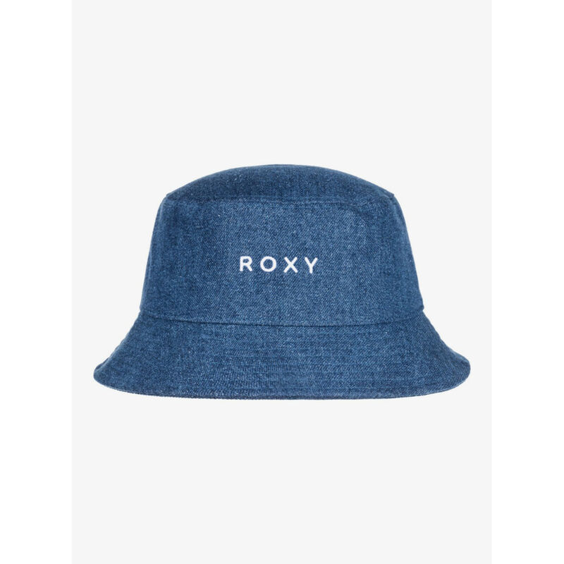 Roxy Womens Cheek to Cheek Denim Bucket Hat - Blue Size L/XL