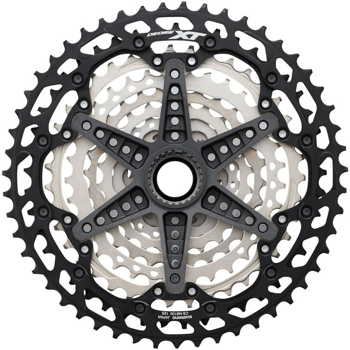 パーツ CS-M8100 10-45t 12s Shimano DEORE XT Shimano Deore XT CS-M8100 Cassette 12-Speed Micro Spline 10-45T
